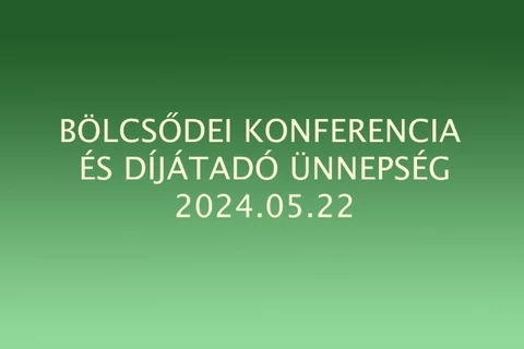 Bölcsődei Konferencia és Díjátadó Ünnepség 2024.05.22